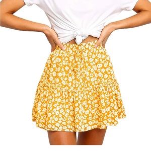 Floral Skater Skirt